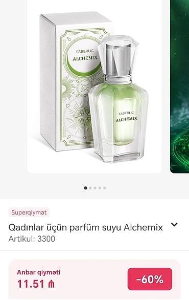 Faberlic Alchemix – qadınlar üçün parfum suyu endirimlə 8 manat
