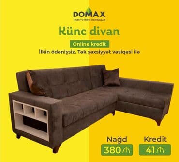 ikinci əl kunc divanlar: Künc divan, Qonaq otağı üçün, Yataq otağı üçün, Parça, Bazalı, Açılan, Kitab — 14