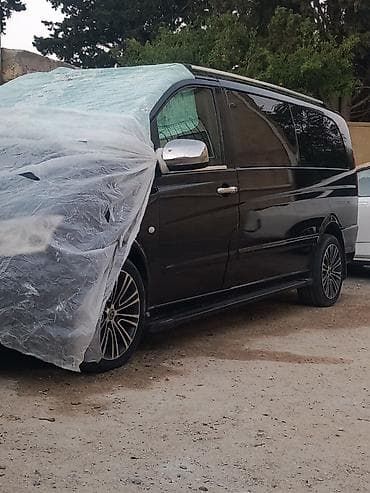 w210 diskler: Mercedes-Benz Vito tipli qara miniven - Geniş və rahat salon: ailə və — 1