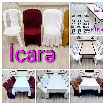 аренда ps5: Stol stul icaresi, kirayə qablar Ad günləri, nişan, xına, toy axşamı — 1