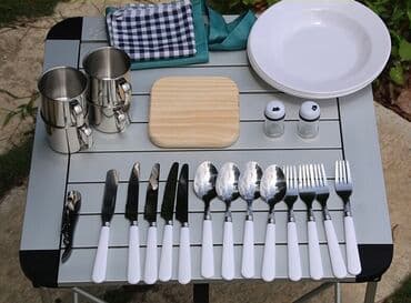 qaşıq dəst: Piknik yemek desti termo canta teze mallar Endirimde Eyni sekildeki 4 — 5