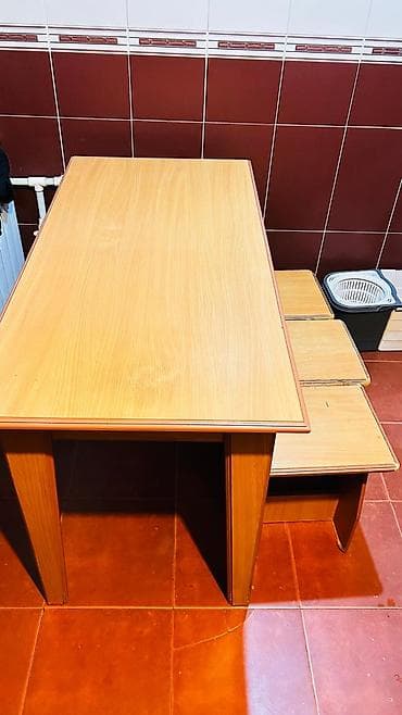 stul alıram: Mətbəx üçün, İşlənmiş, Açılmayan, Dördbucaq masa — 3