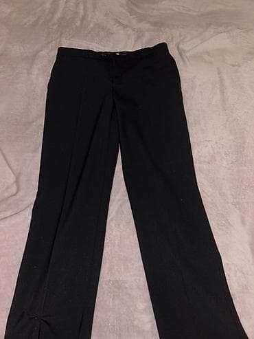 Детский мир: Yenidir OXFORD klassik kişi şalvarı – qara rəng - Düz kəsim, klassik — 3