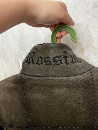 Плащи: Мужская куртка, Кожаная, Зимняя — 4