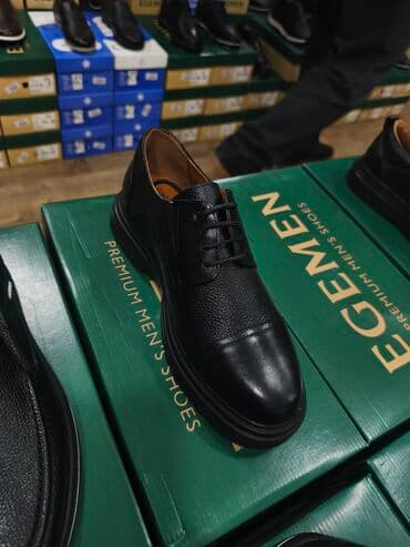 ayaqqabı кожание: Kişi ayaqqabıları – klassik və gündəlik modellər - Material: qara və — 25