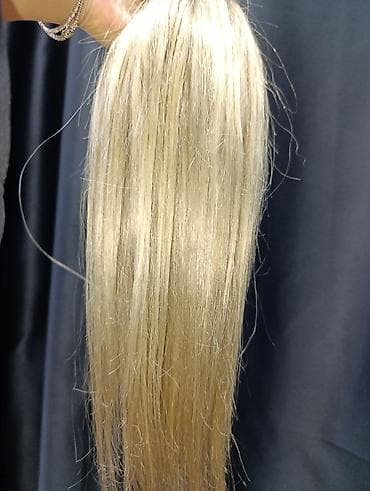 Sac tebii ushag sacidir,ipek kimi sacdir,1 defe gaynaga goyulub,tez