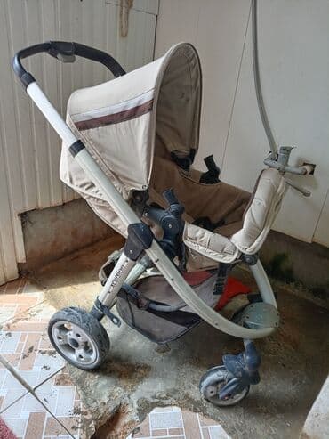 Uşaq geyimi və ayaqqabıları: Klassik gəzinti arabası, Carello, İşlənmiş, Ünvandan götürmə — 3