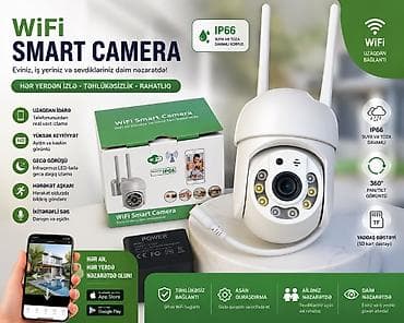 Elektronika: 📹 WiFi Smart Kamera – Təhlükəsizliyiniz Hər Zaman Nəzarətdə! 🏠 — 1