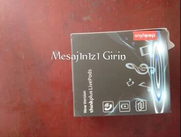 беспроводные наушники для телевизора: Yeni Simsiz (Bluetooth) Qulaqcıqlar, Lenovo, rəng - Ağ — 3