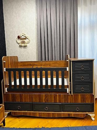 beşik: Usaq çarpayisi ela veziyyetde. Matras ortapedik. Qiymet 110 azn Unvan — 3