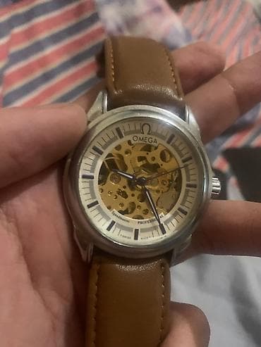 qol saati casio: Qol saatı, Omega, rəng - Qəhvəyi — 1