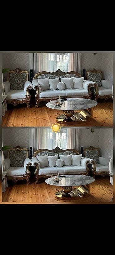 kamod satilir: Divan kreslo desti ✅Satilir 500 azn ✅Turkiye istehsali ✅Unvan Qarayev — 1