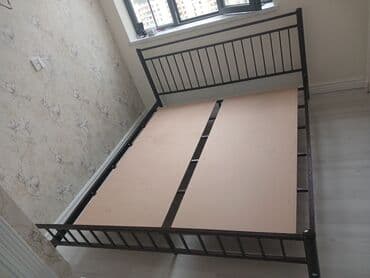 dəmir carpayı: Yeni, İkinəfərlik çarpayı, Bazasız, Matras ilə, Siyirməsiz, Azərbaycan — 5