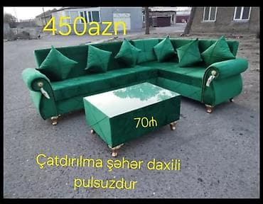 Yeni, Künc divan, Qonaq otağı üçün, Açılmayan