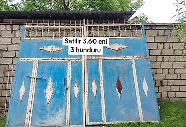 профиль: Железо Дворовые ворота, Механические, С дверью, цвет - Голубой, Нет кредита — 1