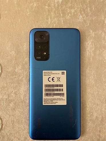 Redmi 11, 128 GB, rəng - Göy, Barmaq izi, Face ID