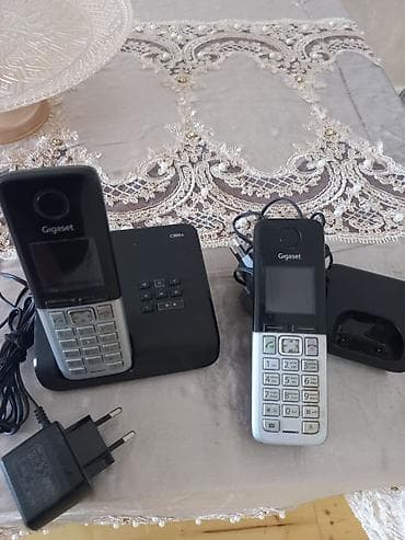 Stasionar telefon Gigaset, Simsiz, İşlənmiş, Pulsuz çatdırılma — 3