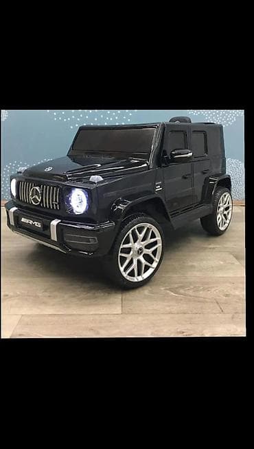 Uşaq elektrik maşını – Mercedes-Benz G-Class üslubunda - Korpus: qara