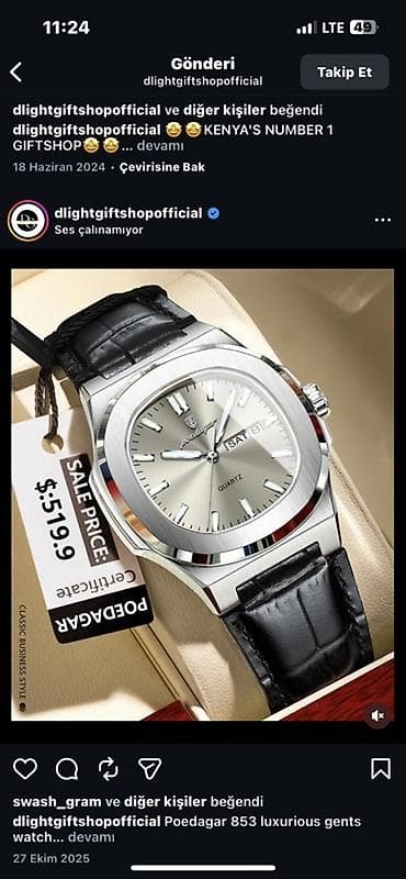 Смарт часы: Наручные часы, цвет - Черный — 1