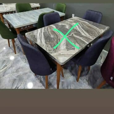 kuxna stol: 🇹🇷Türk istehsalı Möhtəşəm ✨✨ Kuxna üçün stol stul dəsti 4 stul 1 — 4