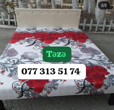 Təknəfərlik uşaq çarpayıları: Təzə çarpayılar. 1 nəfərlik çarpayılar 60manat. 2 nəfərlik taxt — 1