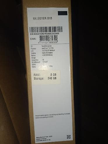 Lenovo: Acer Aspire, 15.6 ", Intel Core i3, 256 GB — 1