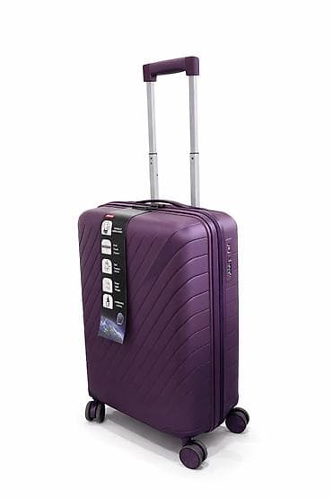 Спорт и отдых: Bənövşəyi sərt korpuslu səyahət çamadanı Tutumu-15 kq - Material — 1