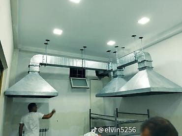 Sənaye tipli mətbəx üçün havalandırma və tüstü çıxarma sistemi - — 1