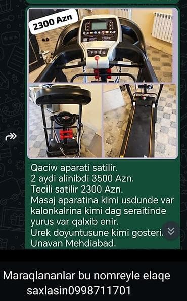 Qaçış aparatı - Güclü konsolla LCD ekran: sürət, məsafə, vaxt, kalori lalafo.az -da Qaçış aparatı - Güclü konsolla LCD ekran: sürət, məsafə, vaxt, kalori