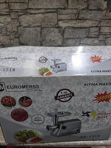 Ət çəkən maşın Euromerss, 3500 Vt, Revers ilə, İşlənmiş