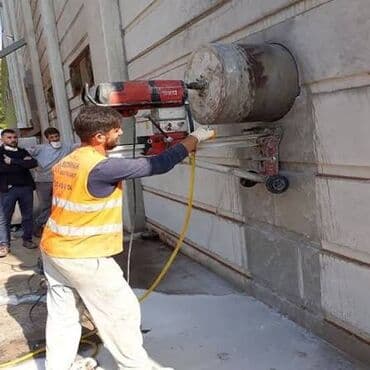 seyf qapi: #Betonkesme #betondeşmə Beton kubik kərpic - dən kəsim deşim — 5