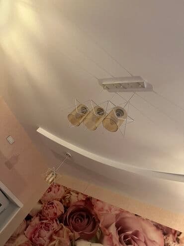 led işıqlı guzgu: Çılçıraq, 7 lampa, Şüşə — 1