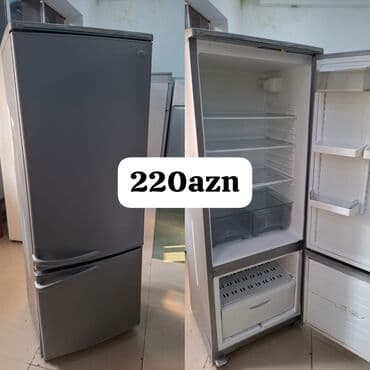 dondurma vafli: İki qapılı soyuducu - Rəng: gümüşü/metalik - Alt hissədə ayrıca — 1