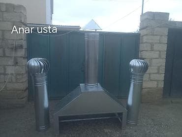 yağ radyatoru: Dam üçün külək turbinli havalandırma başlıqları (turbovent). - — 6