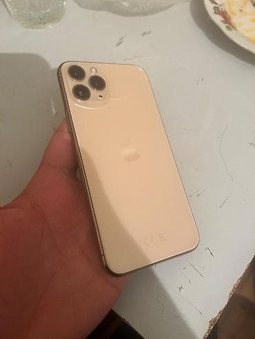 iphone 6s islenmis: IPhone 11 Pro, 64 GB, Qızılı, Barmaq izi, Face ID — 2