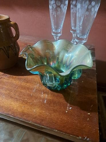 boş kisə: Boşqablar, 1 əd, rəng - Göy, Farfor — 6