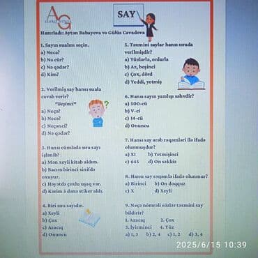 5 sinif riyaziyyat pdf: 4-cü sinif şagirdləri üçün nəzərdə tutulmuşdur. Bu, onların — 4