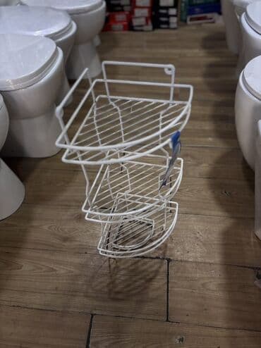 стеклянные перегородки в ванную комнату: Metal tel hamam rəfləri – künc və divar tipli modellər Məhsul — 2