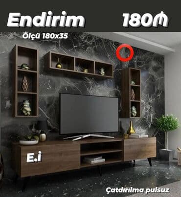 *Tv stend 180AZN💥* ✔️Rəng seçimi var ✔️ Şəhər daxili Çatdırılma və