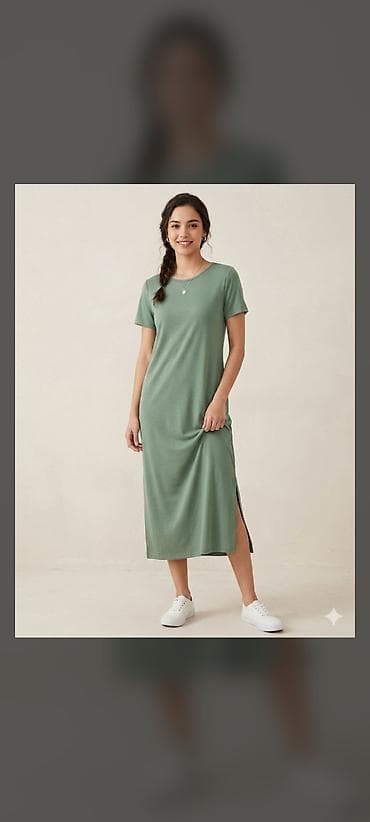 Şəxsi əşyalar: Qadın geyimi – çəhrayı qısa don Razmer:40-42 - Stil: ofis/klassik — 6