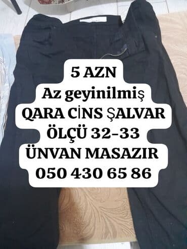 oversize şalvar: Cins Şalvar — 1