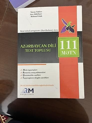 konstitusiya kitabı: Məhsul: “Azərbaycan Dili Test Toplusu – 111 mətn” kitabı Müəlliflər — 1