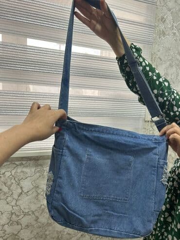 женские джинсовые рюкзаки: Сумка на плечо, Новый — 2