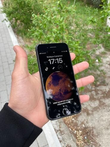 i̇pone 9: IPhone SE 2020, 64 GB, Qara, Barmaq izi — 2