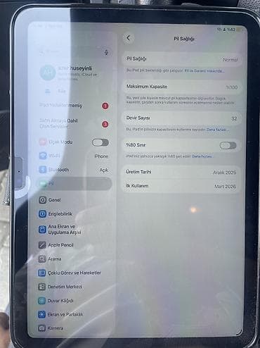 plansetler ucuz: Apple iPad (10-cu nəsil) – mavi rəng 30 defe serj edilib pill 100 faiz — 2