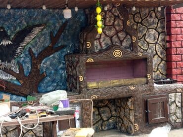 iwci axtarilir: ✅ Xidmətlərin detallı siyahısı: Qaya daşı dekoru (imitasiya və ya — 17