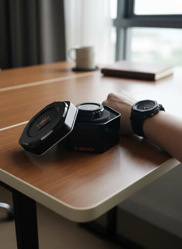 İşlənmiş, Qol saatı, G-Shock, rəng - Qara