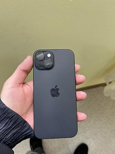 iphone 14 plus ikinci el: IPhone 15, 128 GB, Qara, Simsiz şarj, Zəmanət, Face ID — 1