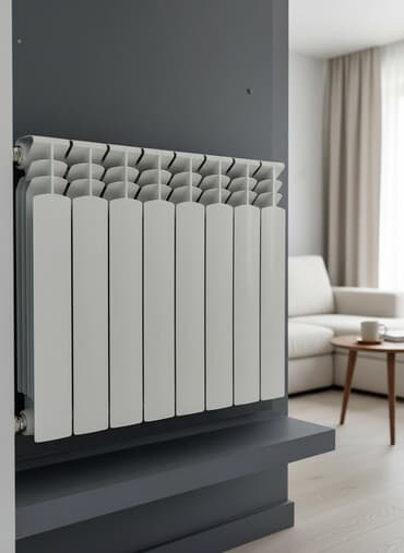 ev ucun radiator: Yeni Seksiyalı Radiator Alüminium, Pulsuz çatdırılma, Pulsuz quraşdırma, Zəmanətli, Kredit var — 1
