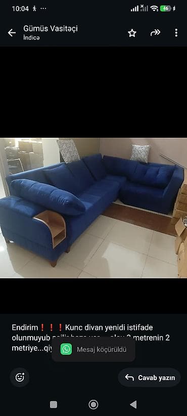 şaxda baba: Endirim❗❗❗Kunc divan yenidi istifade olunmuyub acilir baza var — 1
